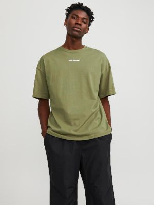 Printed Crew neck T-shirt sold by Jack & Jones