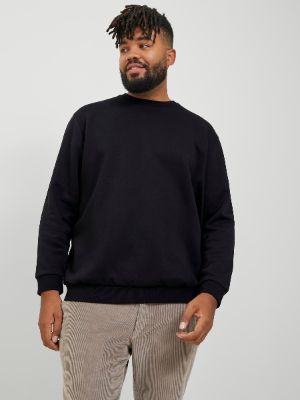 Plus Size Plain Crewn Neck Sweatshirt sold by Jack & Jones
