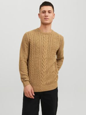 Plain Crew Neck Jumper sold by Jack & Jones
