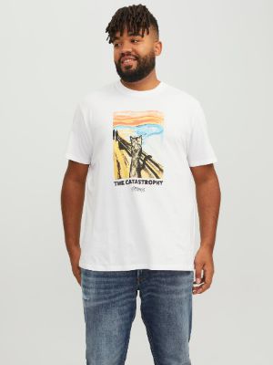Plus Size Printed T-shirt sold by Jack & Jones