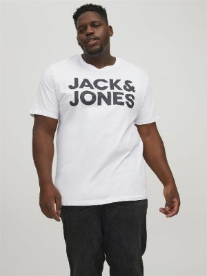 Plus Size Logo T-shirt sold by Jack & Jones