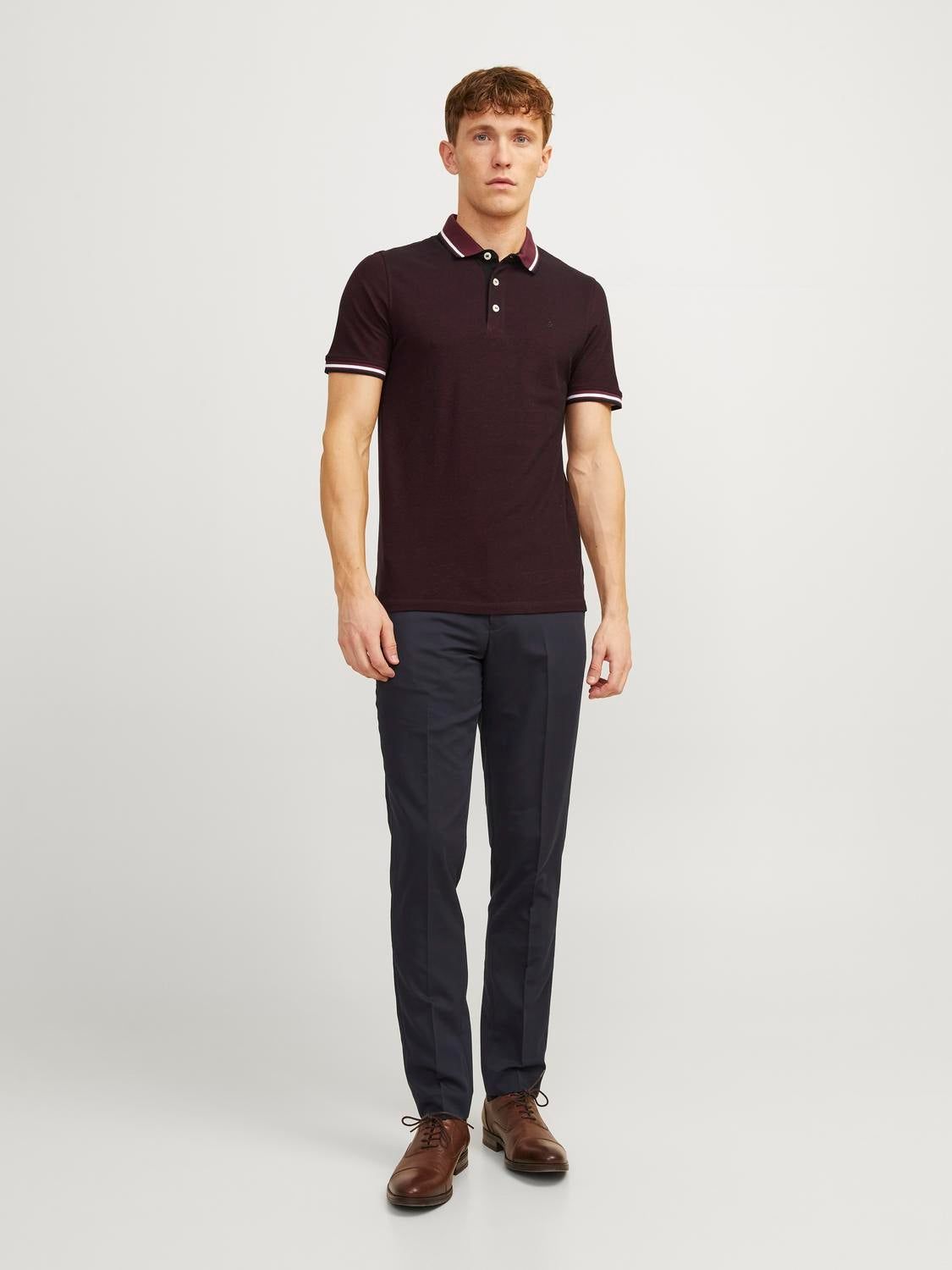 Plain Polo T-shirt sold by Jack & Jones product image thumbnail 4