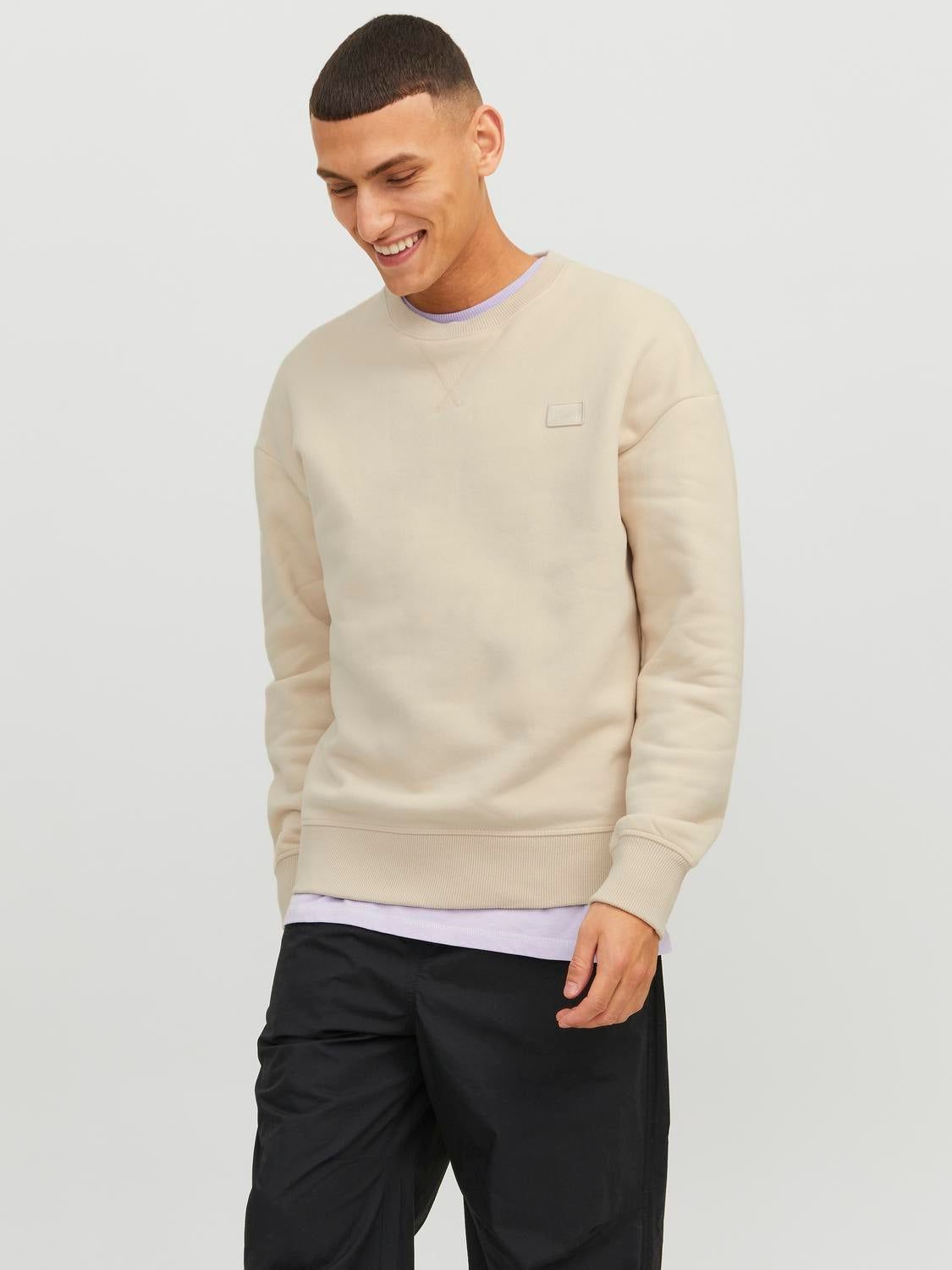 Logo Crewn Neck Sweatshirt sold by Jack & Jones