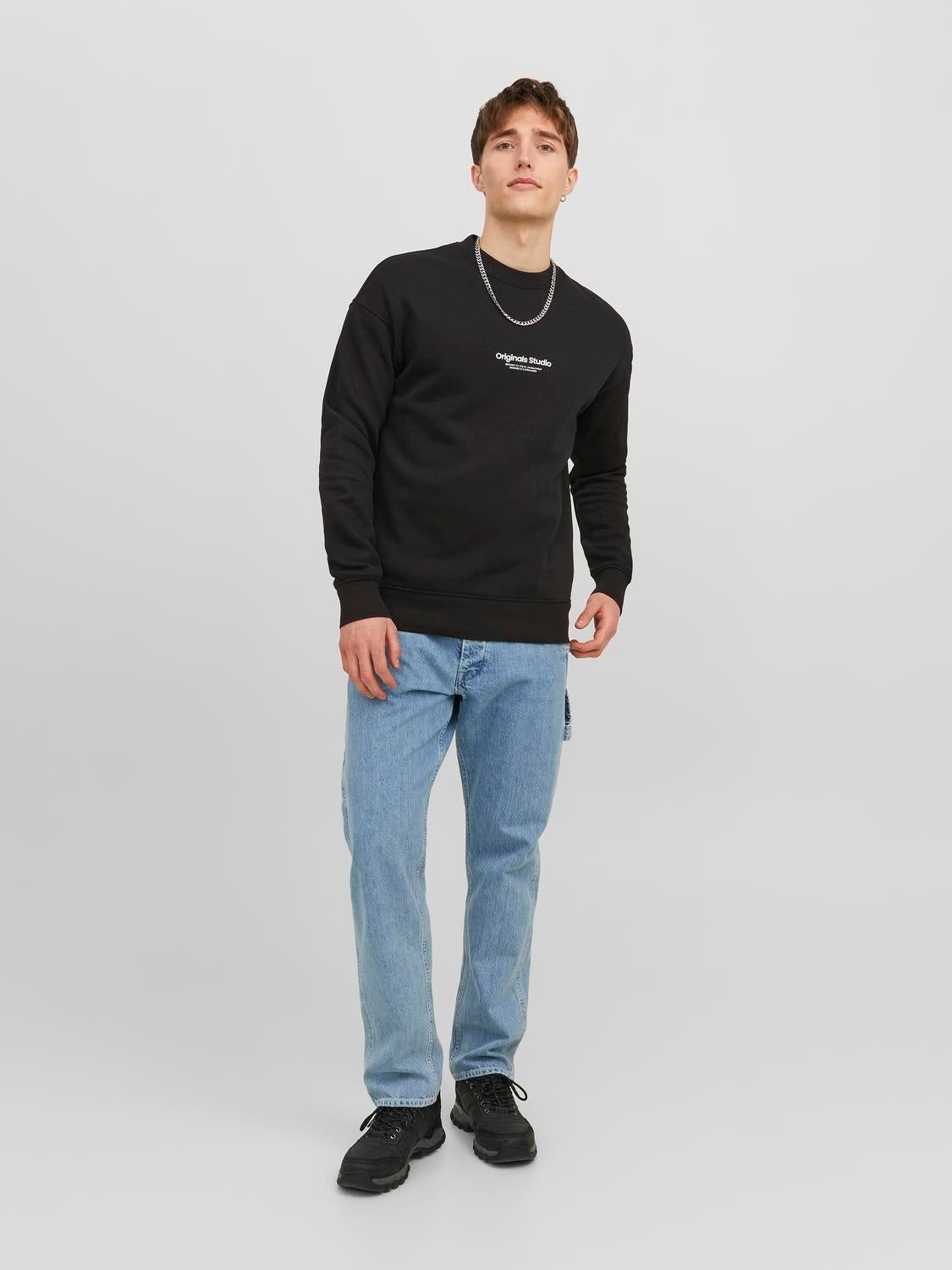 Printed Crewn Neck Sweatshirt sold by Jack & Jones product image thumbnail 4