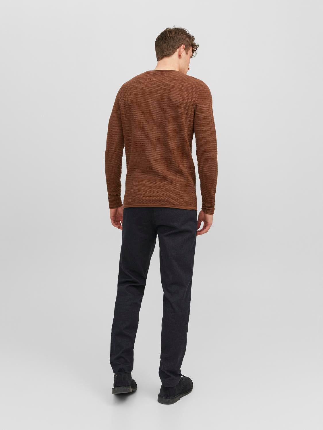 Plain Crew Neck Jumper sold by Jack & Jones product image thumbnail 2