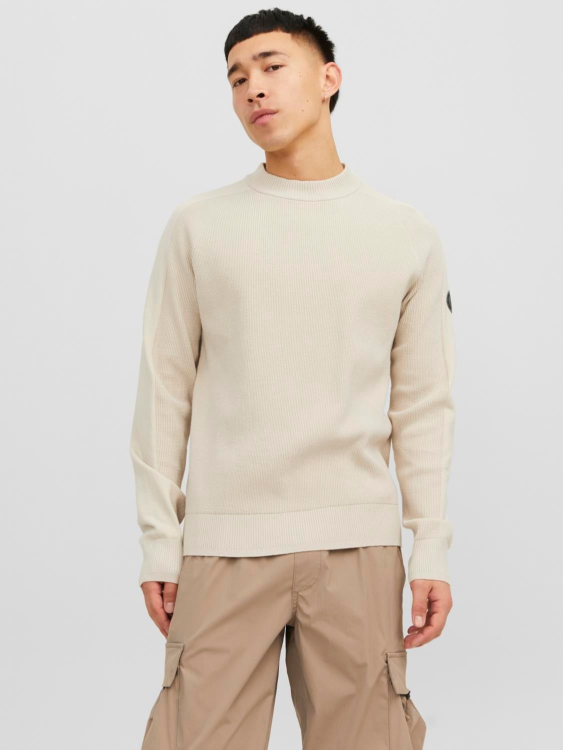 Plain Crew Neck Jumper sold by Jack & Jones