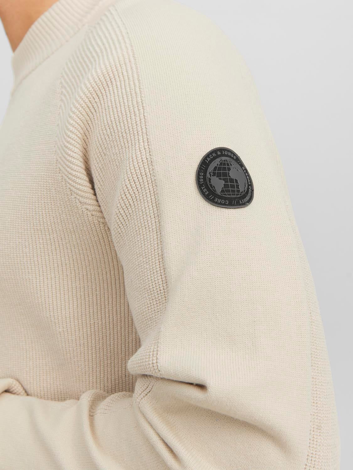 Plain Crew Neck Jumper sold by Jack & Jones product image thumbnail 5