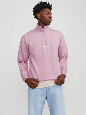 Text Half Zip Sweatshirt sold by Jack & Jones