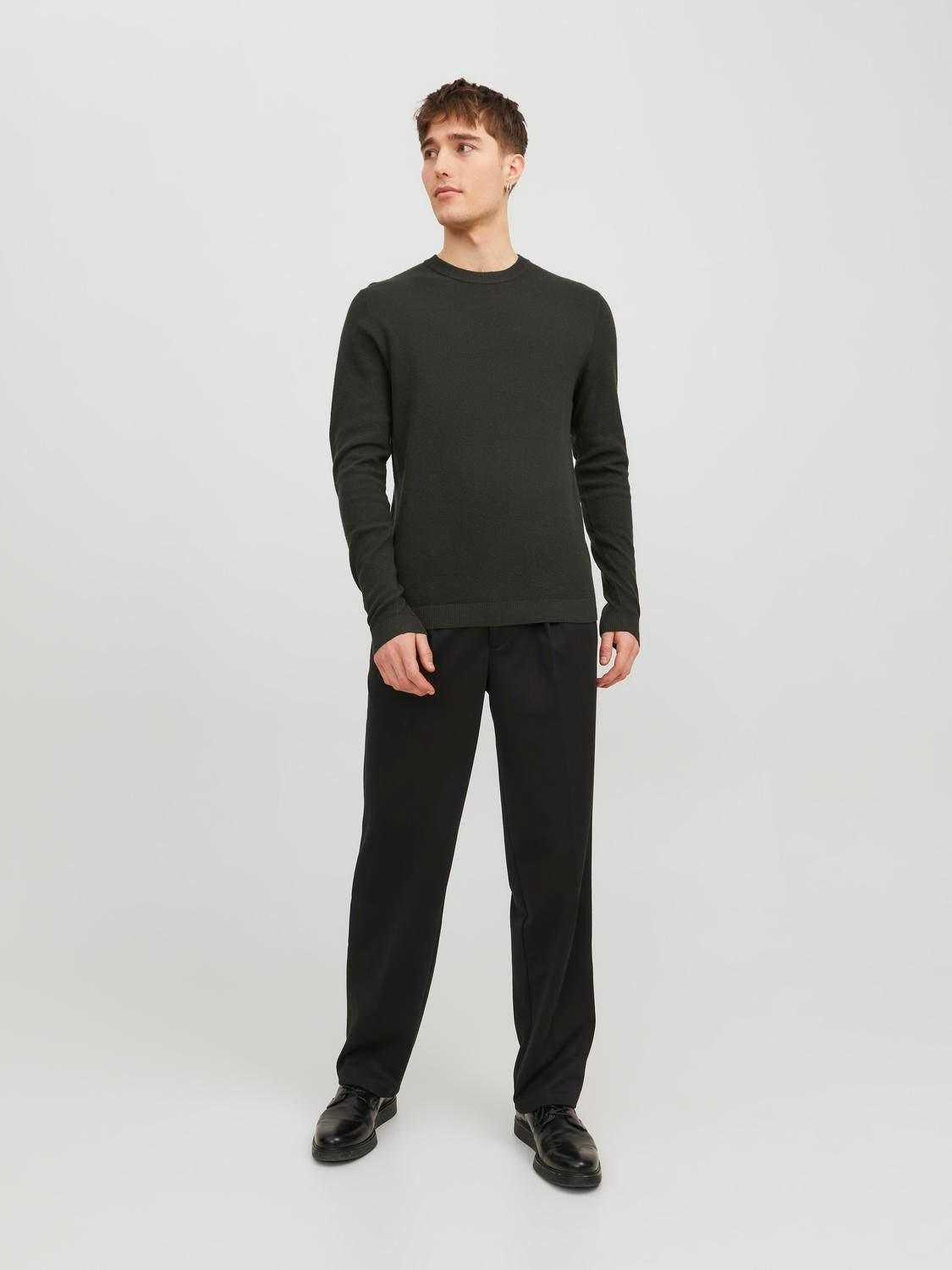 Plain Crew Neck Jumper sold by Jack & Jones product image thumbnail 4
