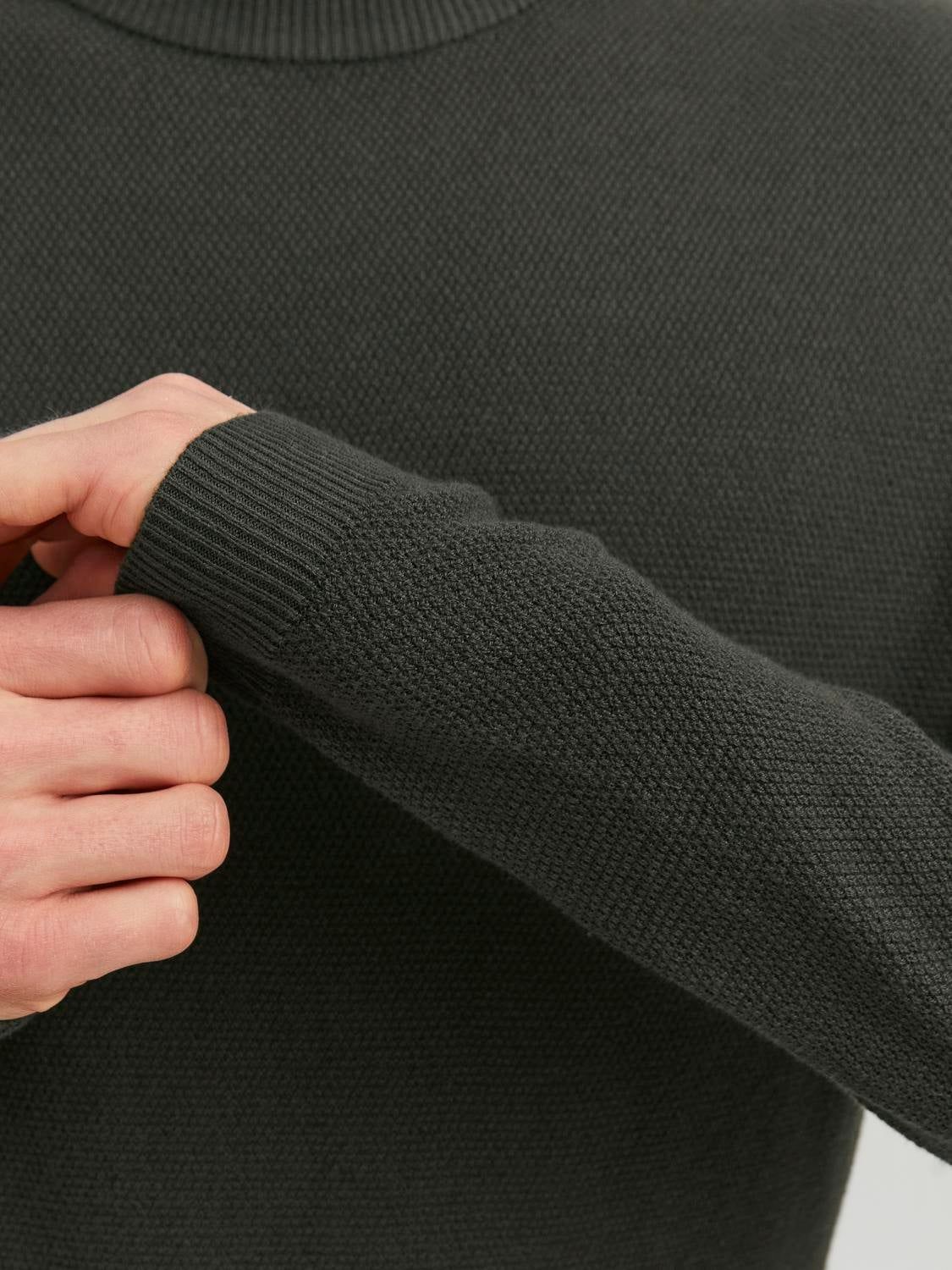 Plain Crew Neck Jumper sold by Jack & Jones product image thumbnail 5