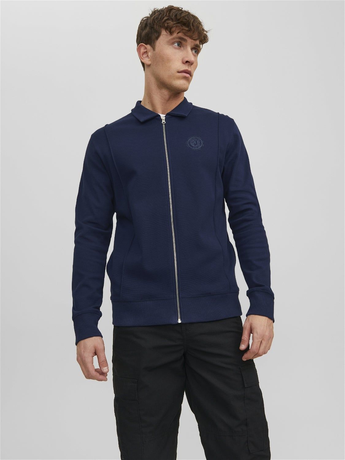 Plain Zip Sweatshirt sold by Jack & Jones