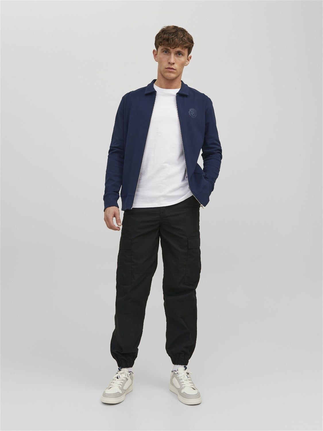 Plain Zip Sweatshirt sold by Jack & Jones product image thumbnail 4