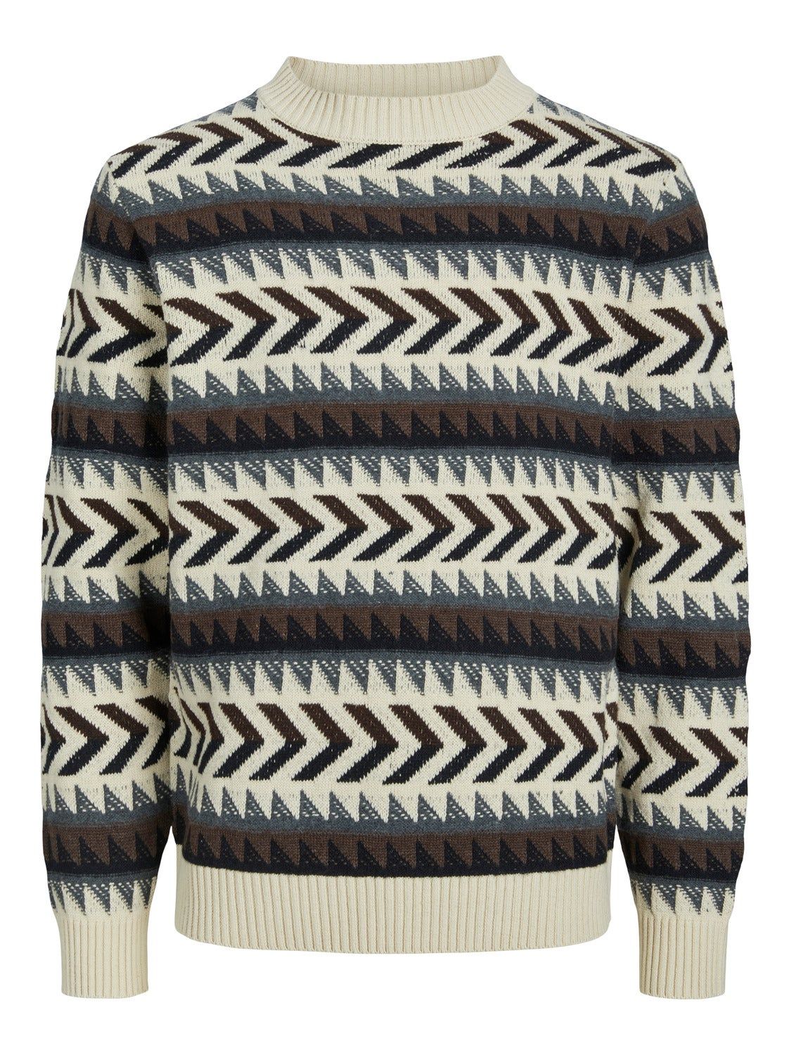 All Over Print Crew Neck Jumper sold by Jack & Jones product image thumbnail 3