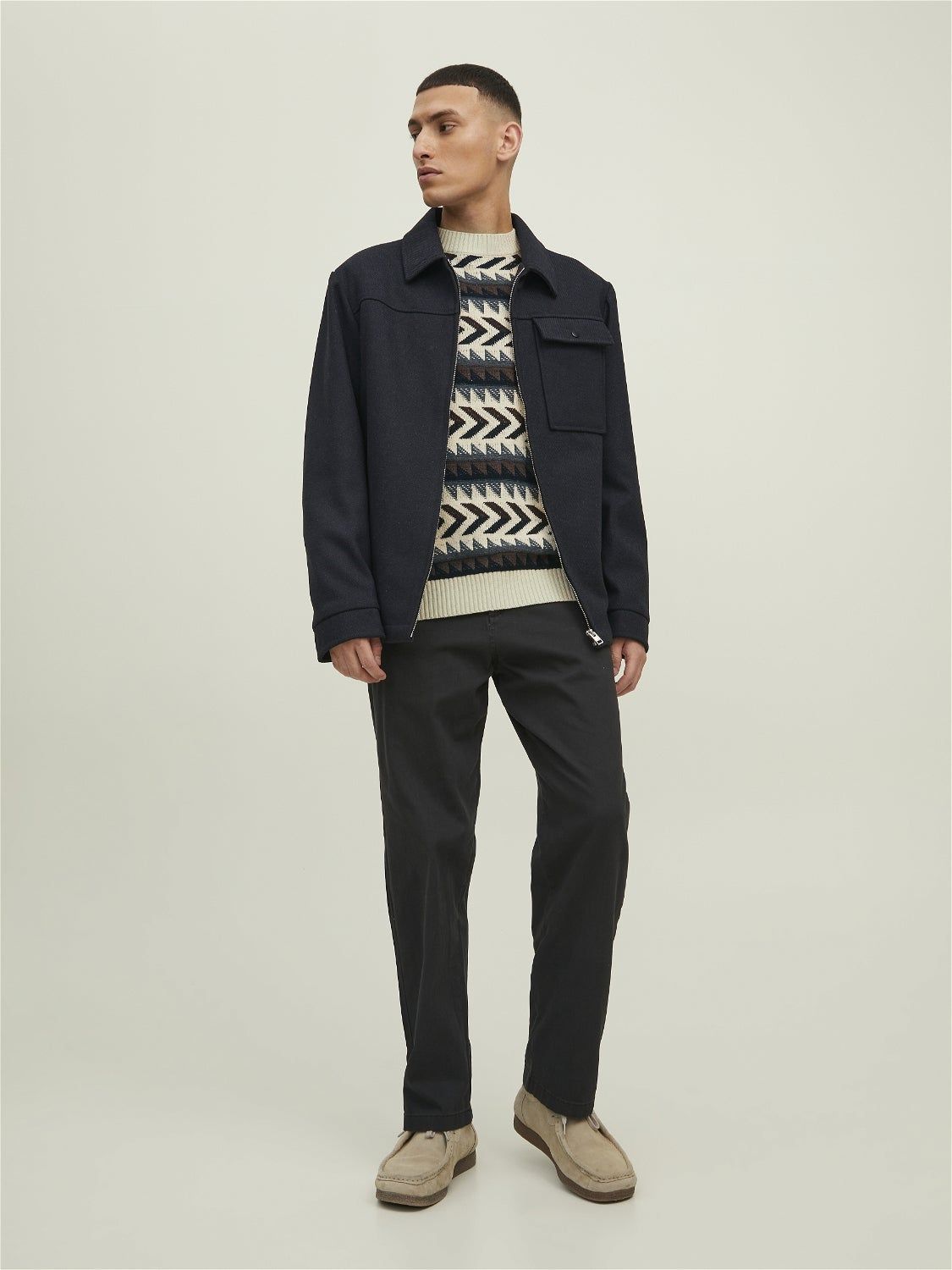 All Over Print Crew Neck Jumper sold by Jack & Jones product image thumbnail 4