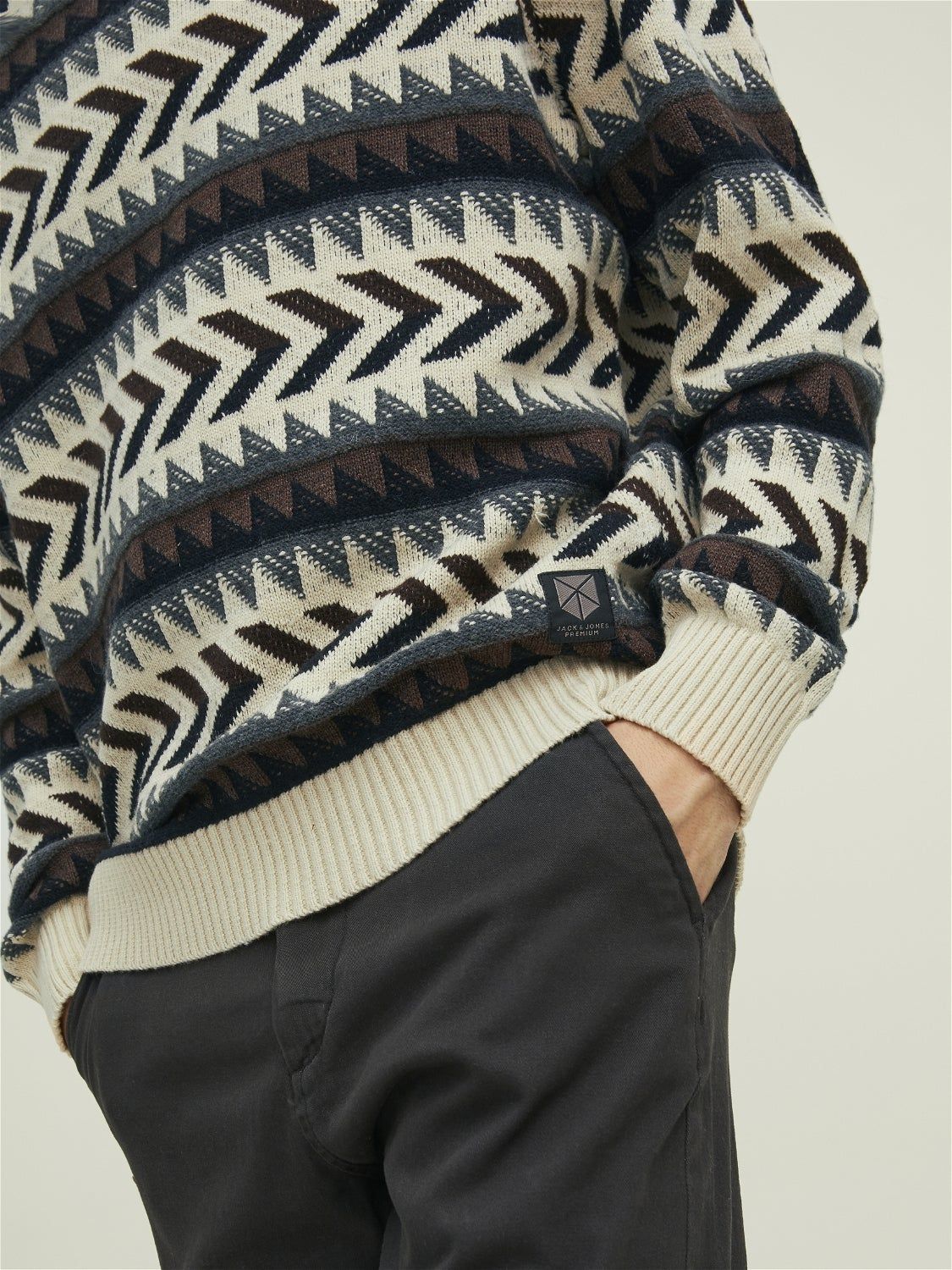 All Over Print Crew Neck Jumper sold by Jack & Jones product image thumbnail 5