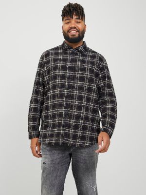 Plus Size Slim Fit Checked shirt sold by Jack & Jones