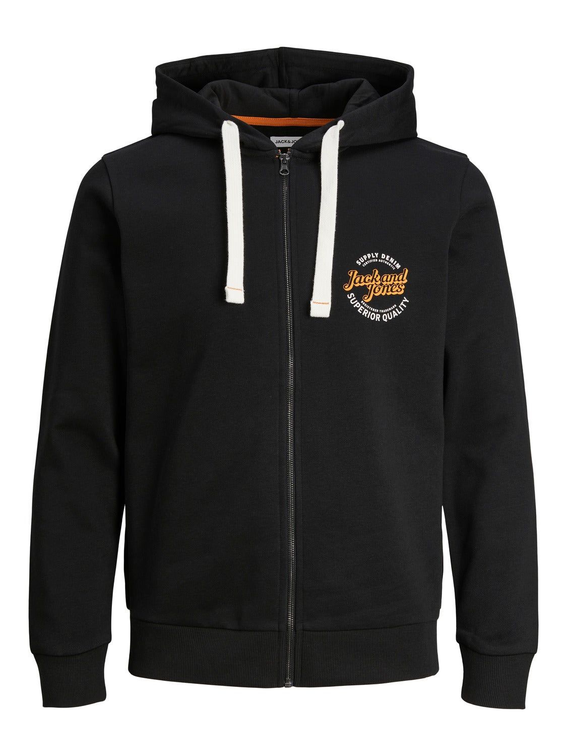 Logo Zip Hoodie sold by Jack & Jones product image thumbnail 3