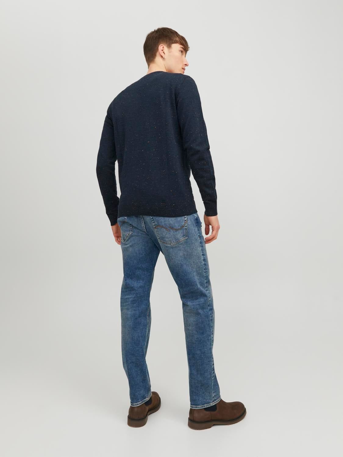 Melange Crew Neck Jumper sold by Jack & Jones product image thumbnail 2