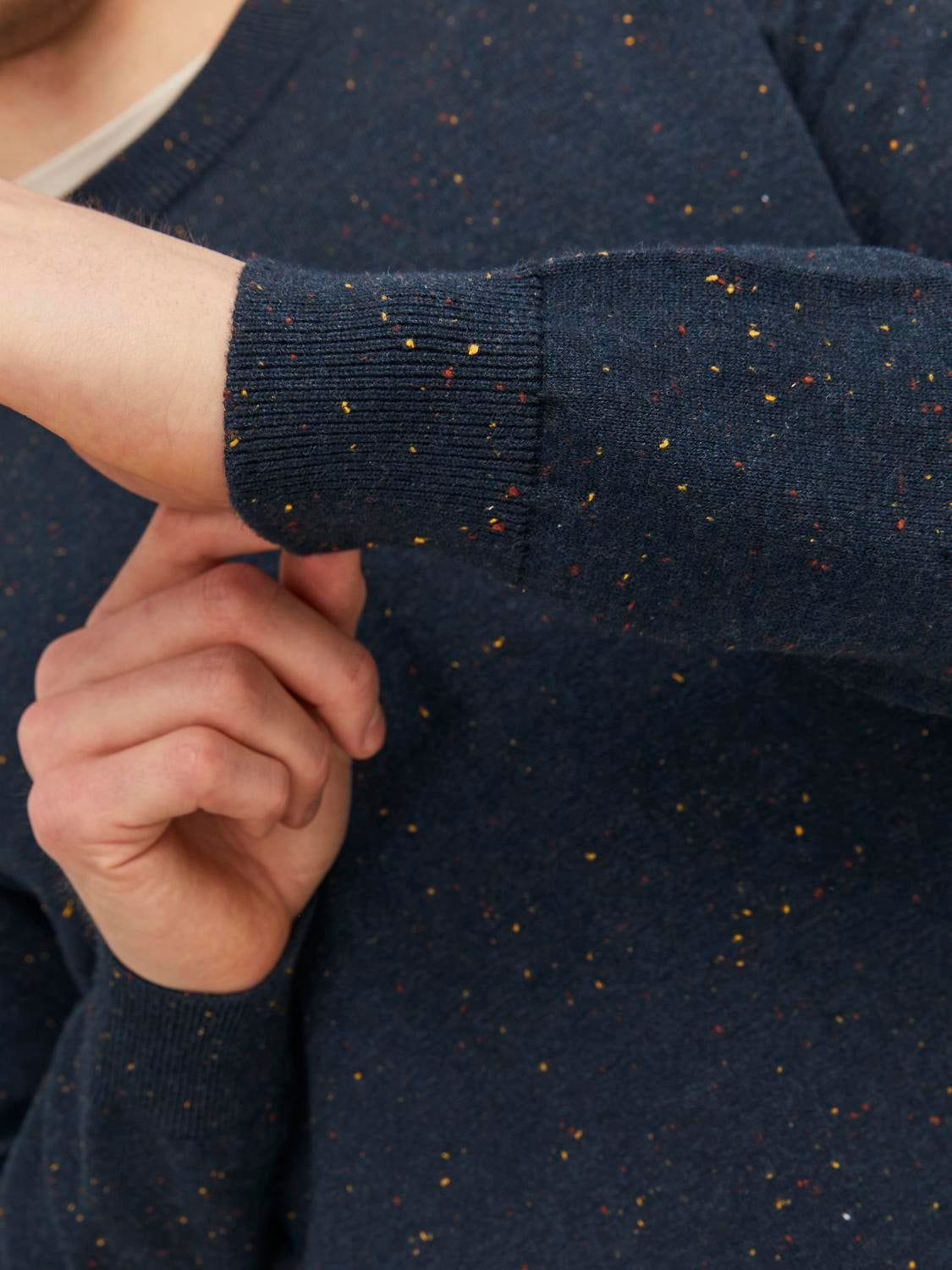 Melange Crew Neck Jumper sold by Jack & Jones product image thumbnail 5