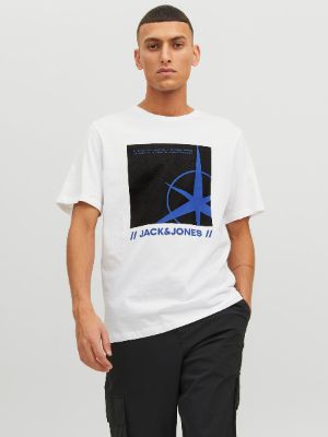 Printed Crew neck T-shirt sold by Jack & Jones