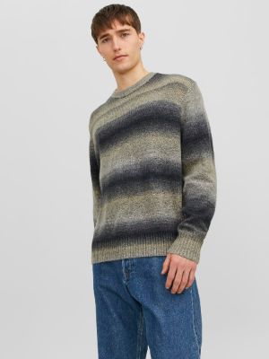 Striped Crew Neck Jumper sold by Jack & Jones