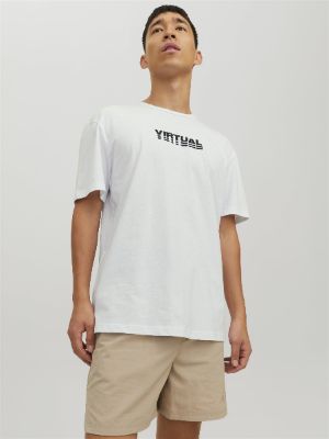Printed Crew neck T-shirt sold by Jack & Jones