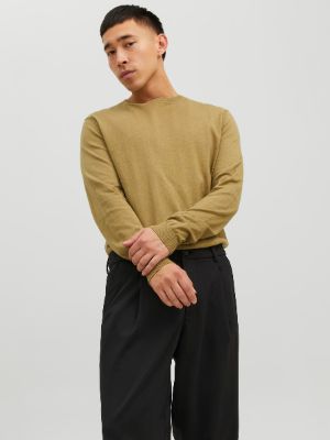 Plain Crew Neck Jumper sold by Jack & Jones