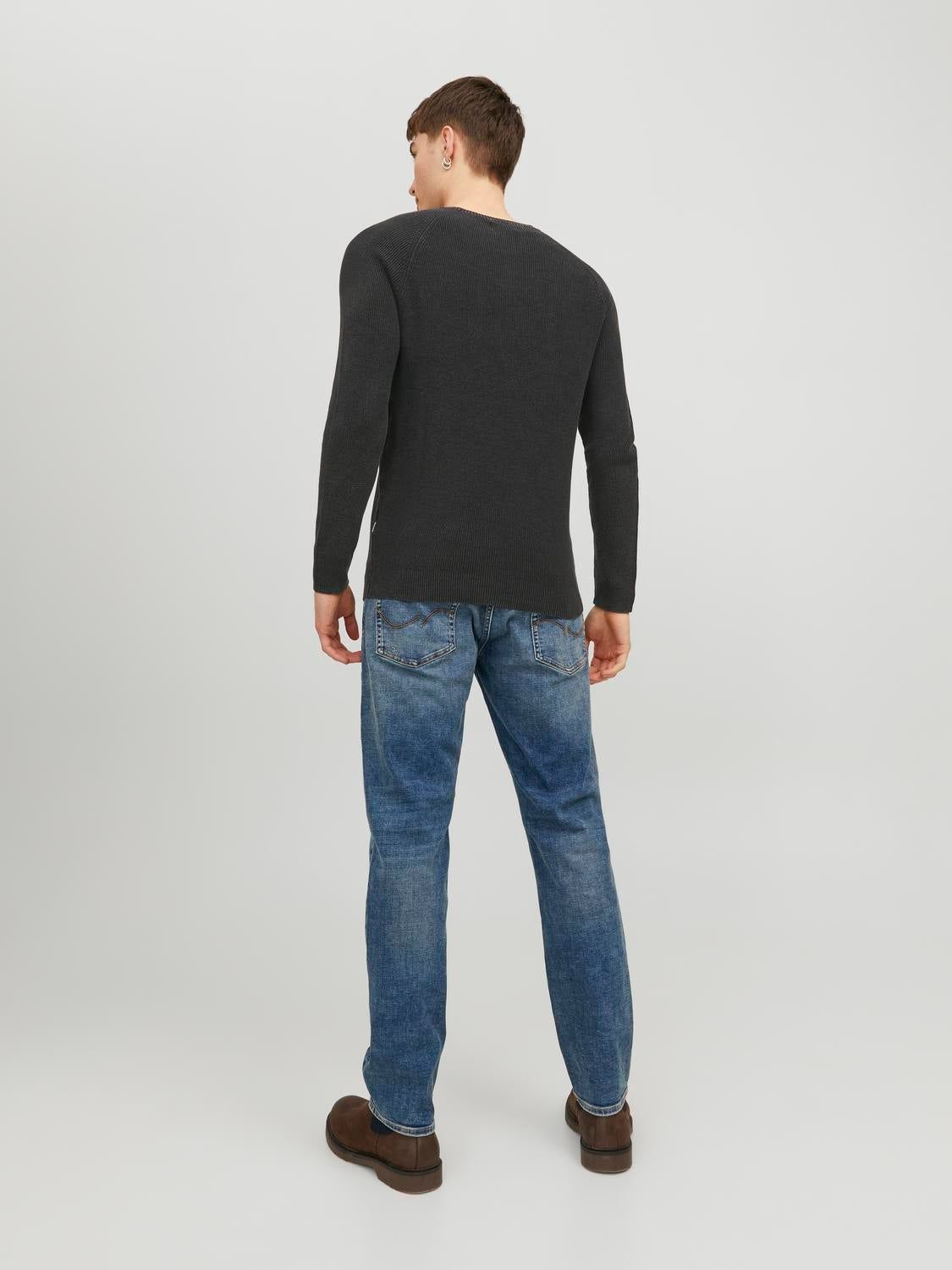 Plain Crew Neck Jumper sold by Jack & Jones product image thumbnail 2