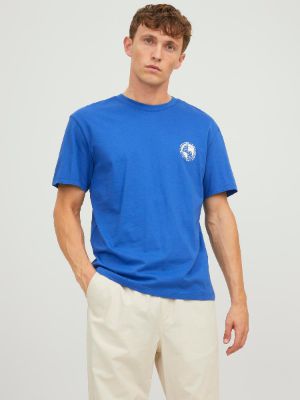 Printed Crew neck T-shirt sold by Jack & Jones