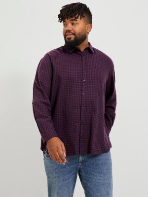 Plus Size Loose Fit Checked shirt sold by Jack & Jones