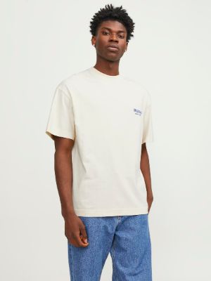 Printed Crew neck T-shirt sold by Jack & Jones