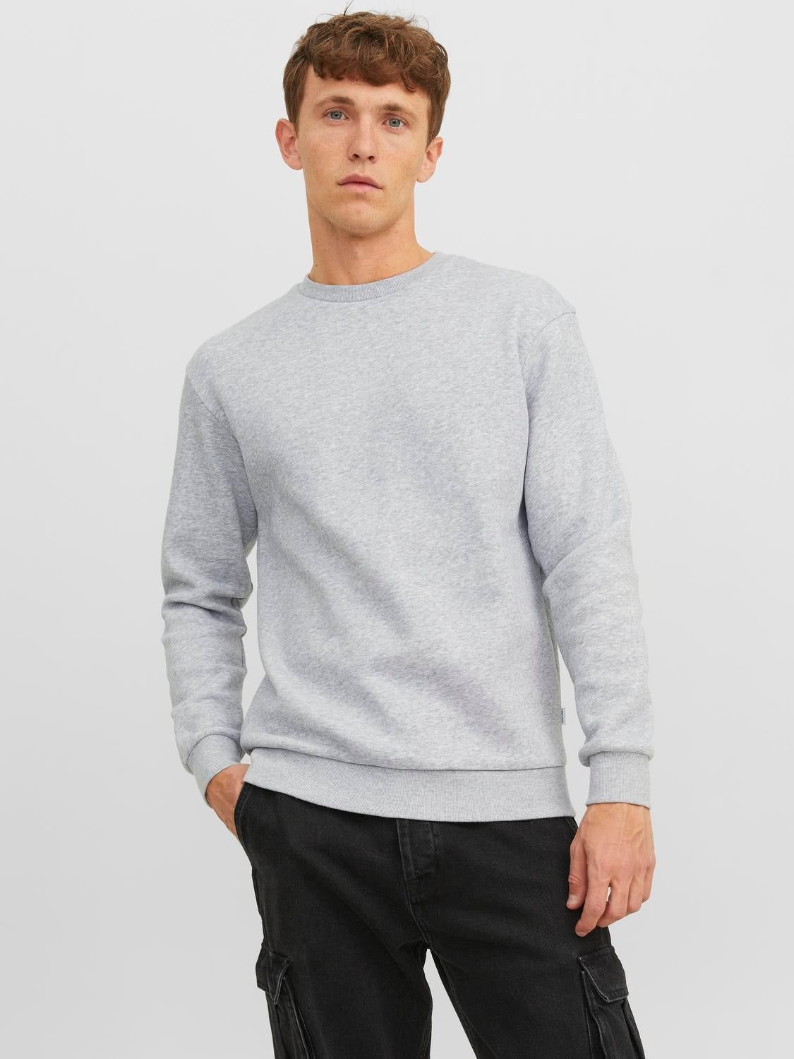 Plain Crewn Neck Sweatshirt sold by Jack & Jones