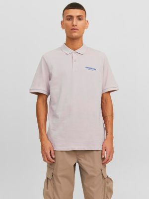 Logo Shirt collar T-shirt sold by Jack & Jones