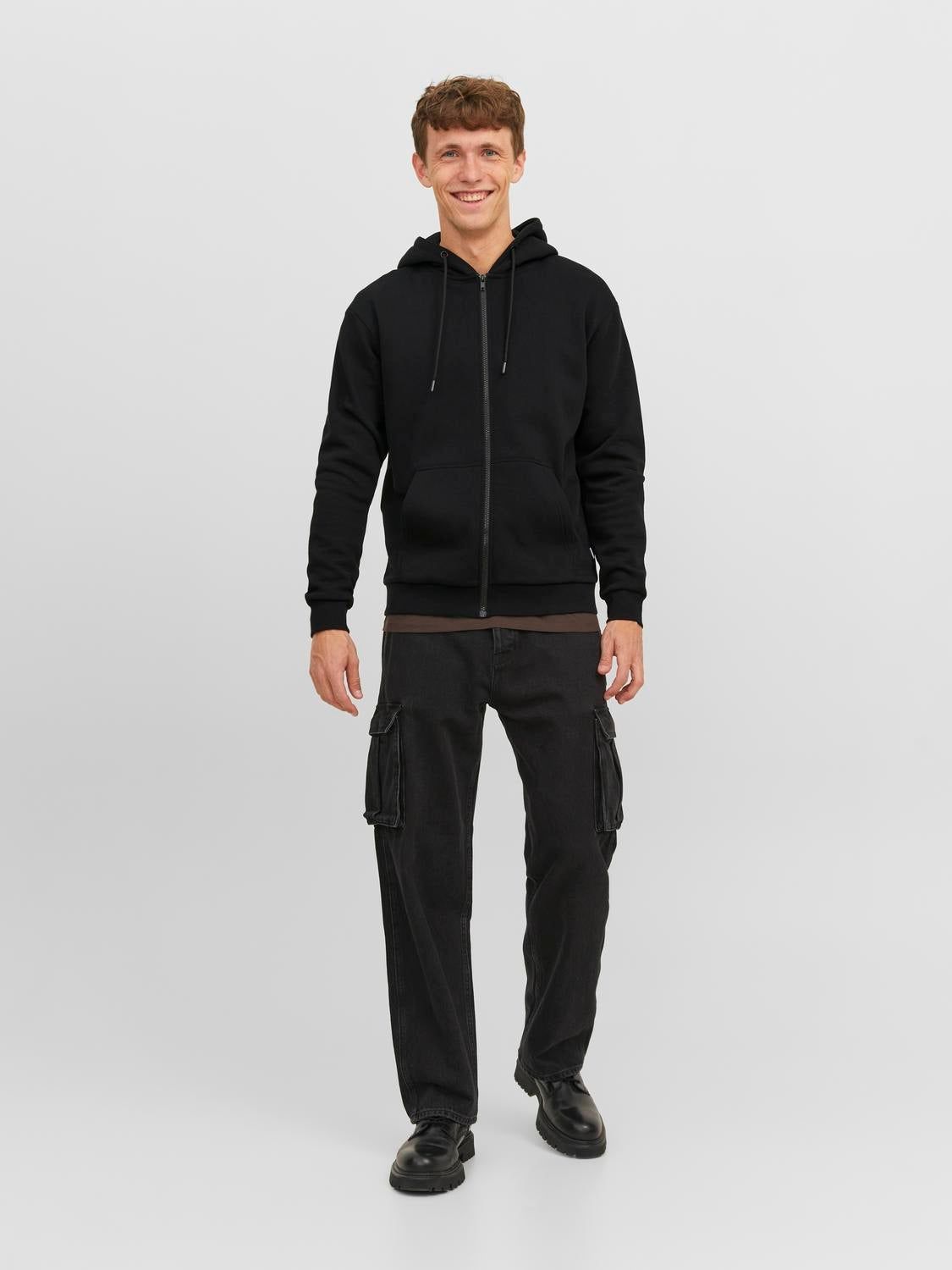 Plain Zip Hoodie sold by Jack & Jones product image thumbnail 5