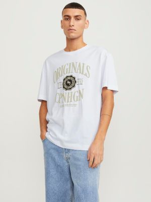 Printed Crew neck T-shirt sold by Jack & Jones