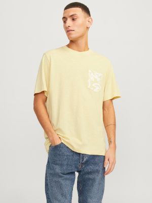 Printed Crew neck T-shirt sold by Jack & Jones