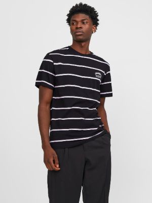 Striped Crew neck T-shirt sold by Jack & Jones
