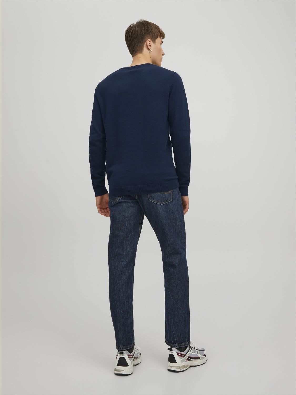 Plain Crew Neck Jumper sold by Jack & Jones product image thumbnail 2