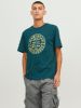 Printed Crew neck T-shirt sold by Jack & Jones