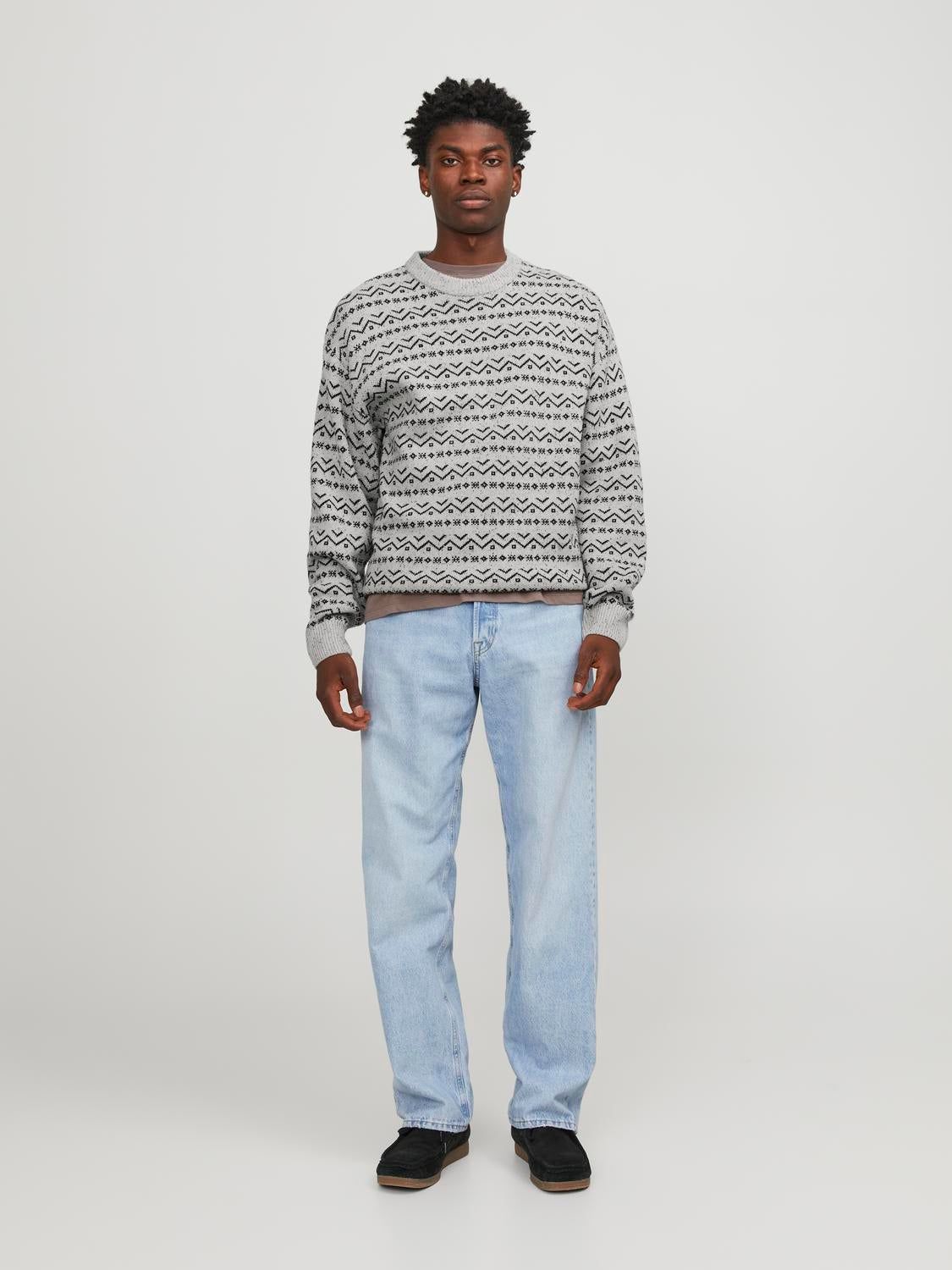 All Over Print Crew Neck Jumper sold by Jack & Jones product image thumbnail 4