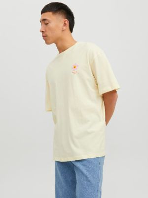 Printed Crew neck T-shirt sold by Jack & Jones