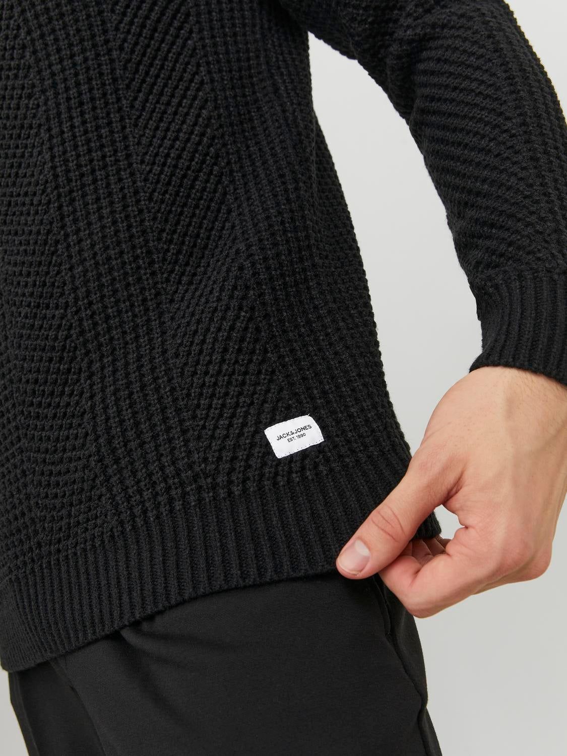 Plain Crew Neck Jumper sold by Jack & Jones product image thumbnail 5