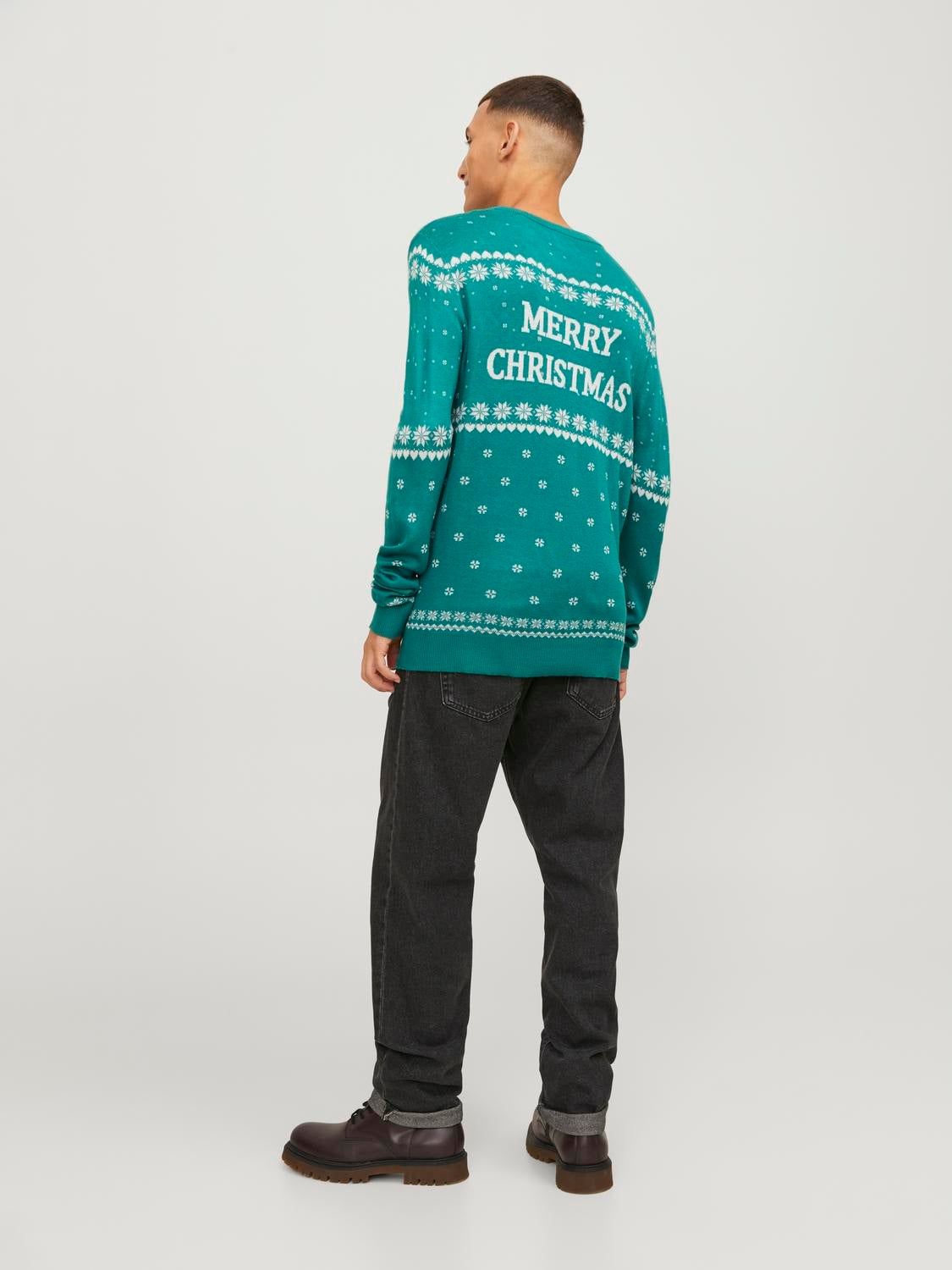 X-mas Crew Neck Jumper sold by Jack & Jones product image thumbnail 2