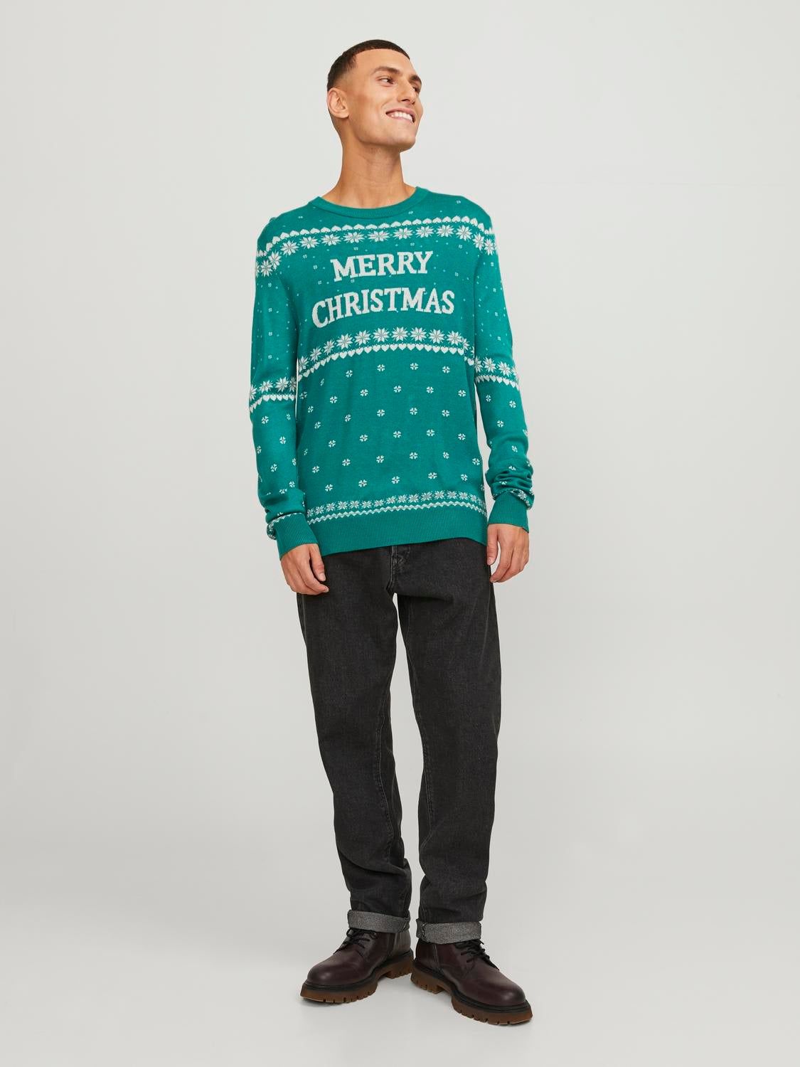 X-mas Crew Neck Jumper sold by Jack & Jones product image thumbnail 4