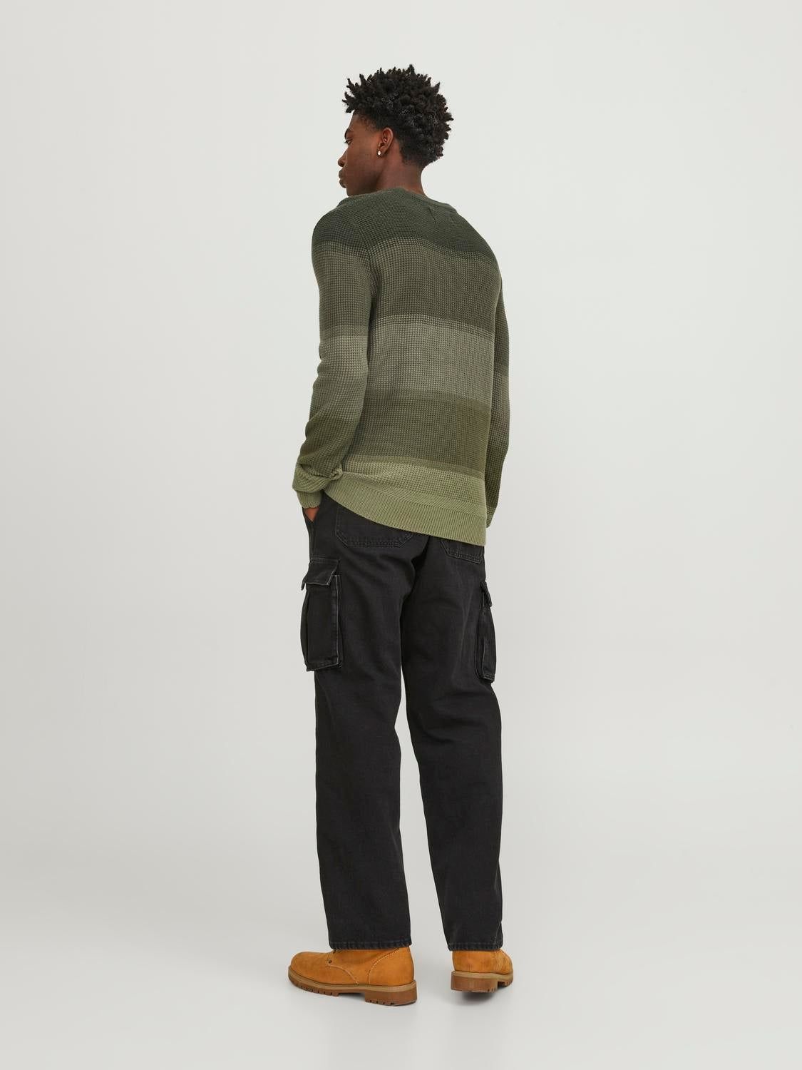 Striped Crew Neck Jumper sold by Jack & Jones product image thumbnail 2