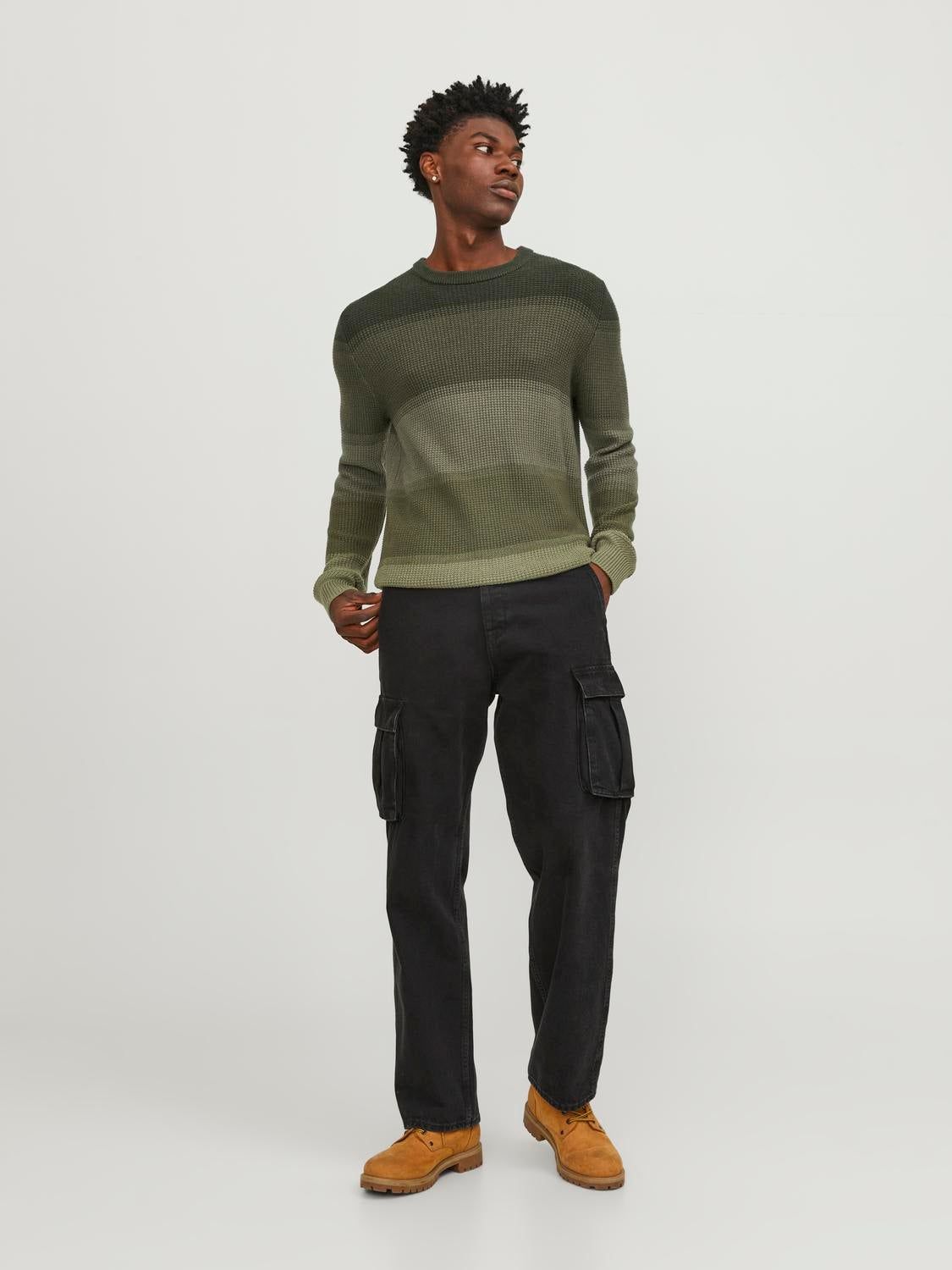 Striped Crew Neck Jumper sold by Jack & Jones product image thumbnail 4