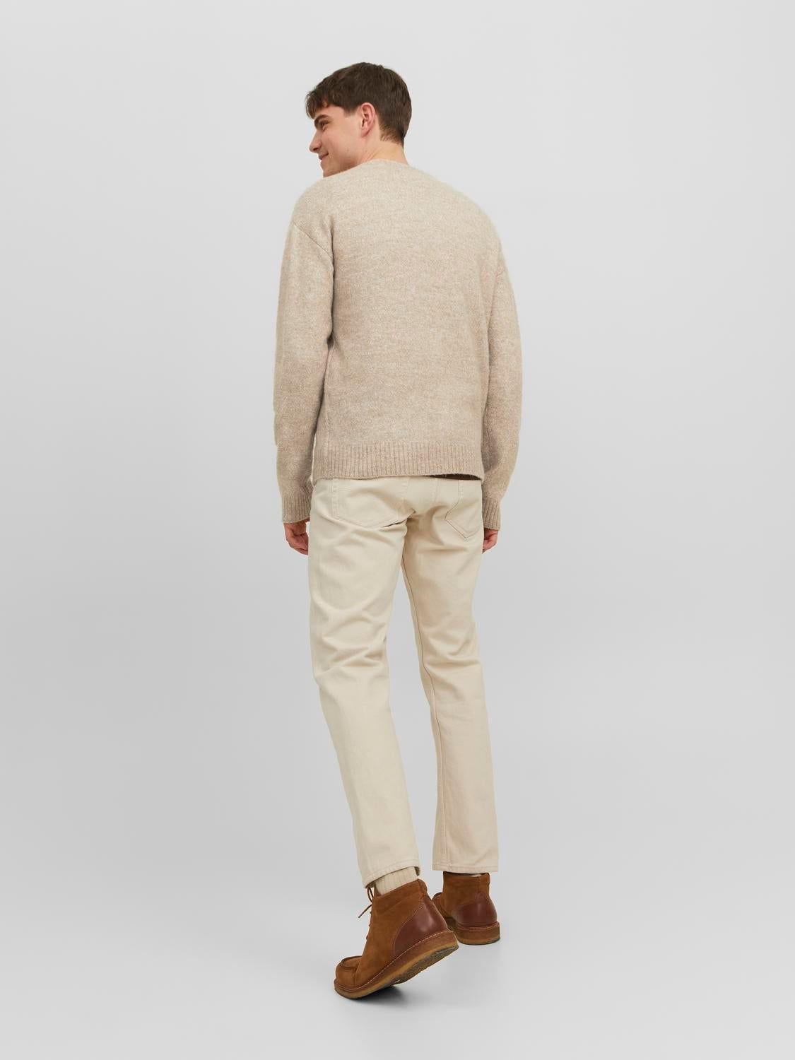 Plain Crew Neck Jumper sold by Jack & Jones product image thumbnail 2