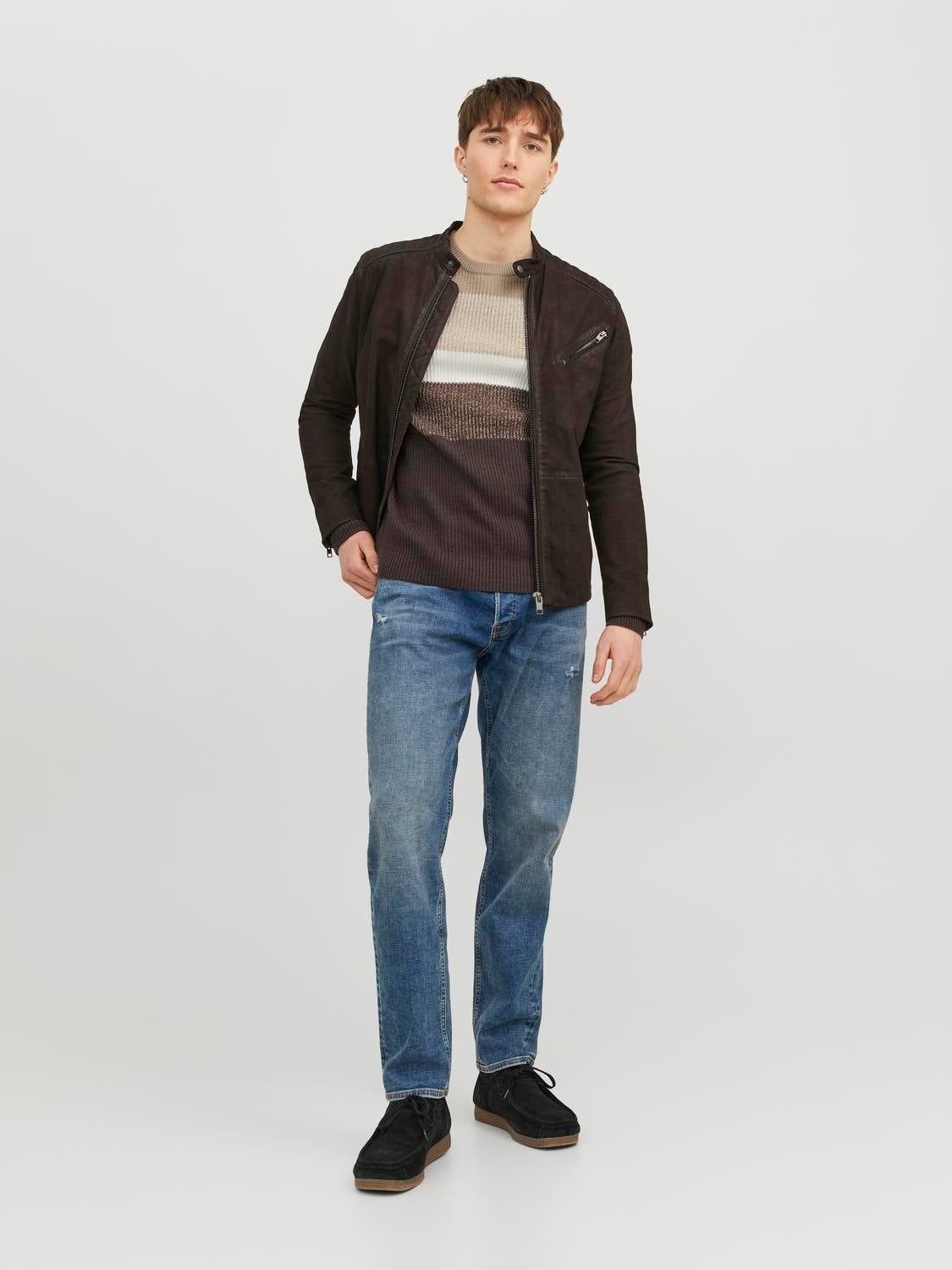 Plain Crew Neck Jumper sold by Jack & Jones product image thumbnail 4