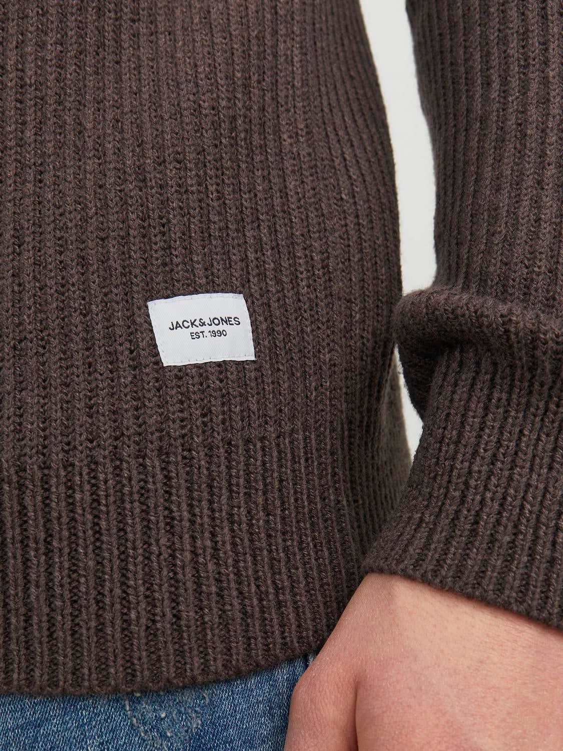 Plain Crew Neck Jumper sold by Jack & Jones product image thumbnail 5