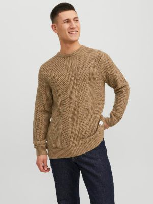 Plain Crew Neck Jumper sold by Jack & Jones